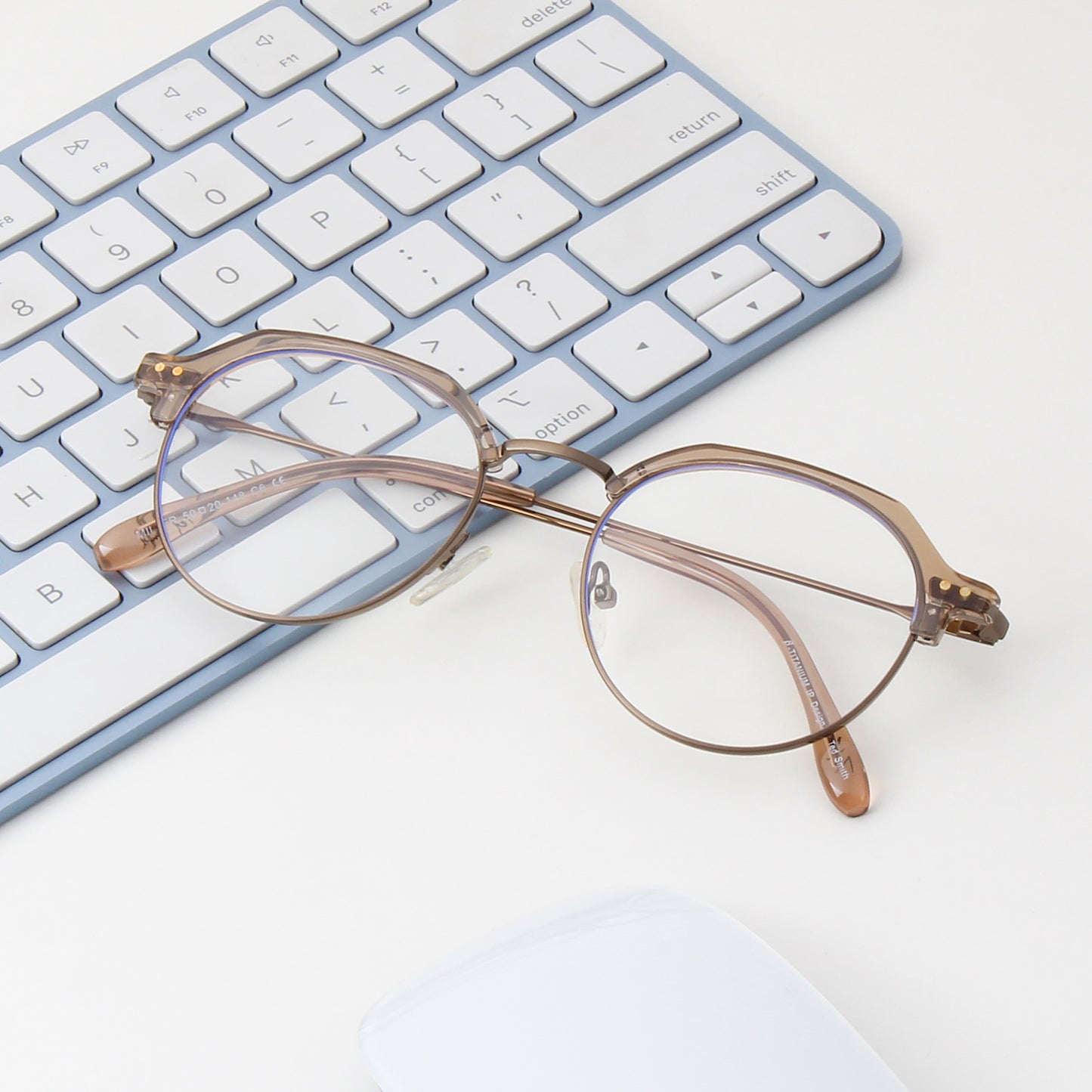 MILLER-X | UNISEX TITANIUM CLUBMASTER COMPUTER GLASSES (IN 3 COLORS)