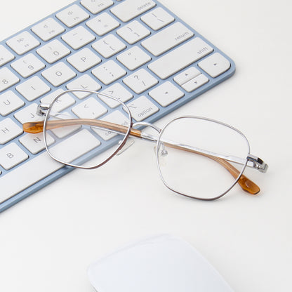 CHIC | UNISEX TITANIUM SQUARE COMPUTER GLASSES (IN 4 COLORS)