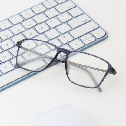 CHARLES-X | UNISEX TITANIUM RECTANGLE COMPUTER GLASSES (IN 3 COLORS)