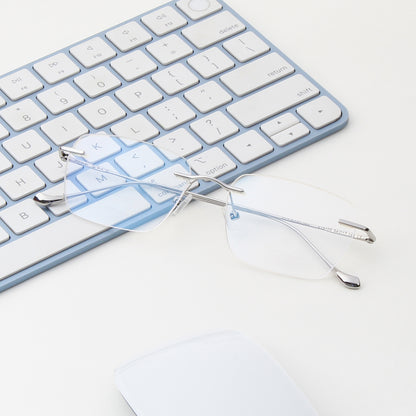 GORDON | UNISEX TITANIUM RECTANGLE FRAMES (IN 4 COLORS)