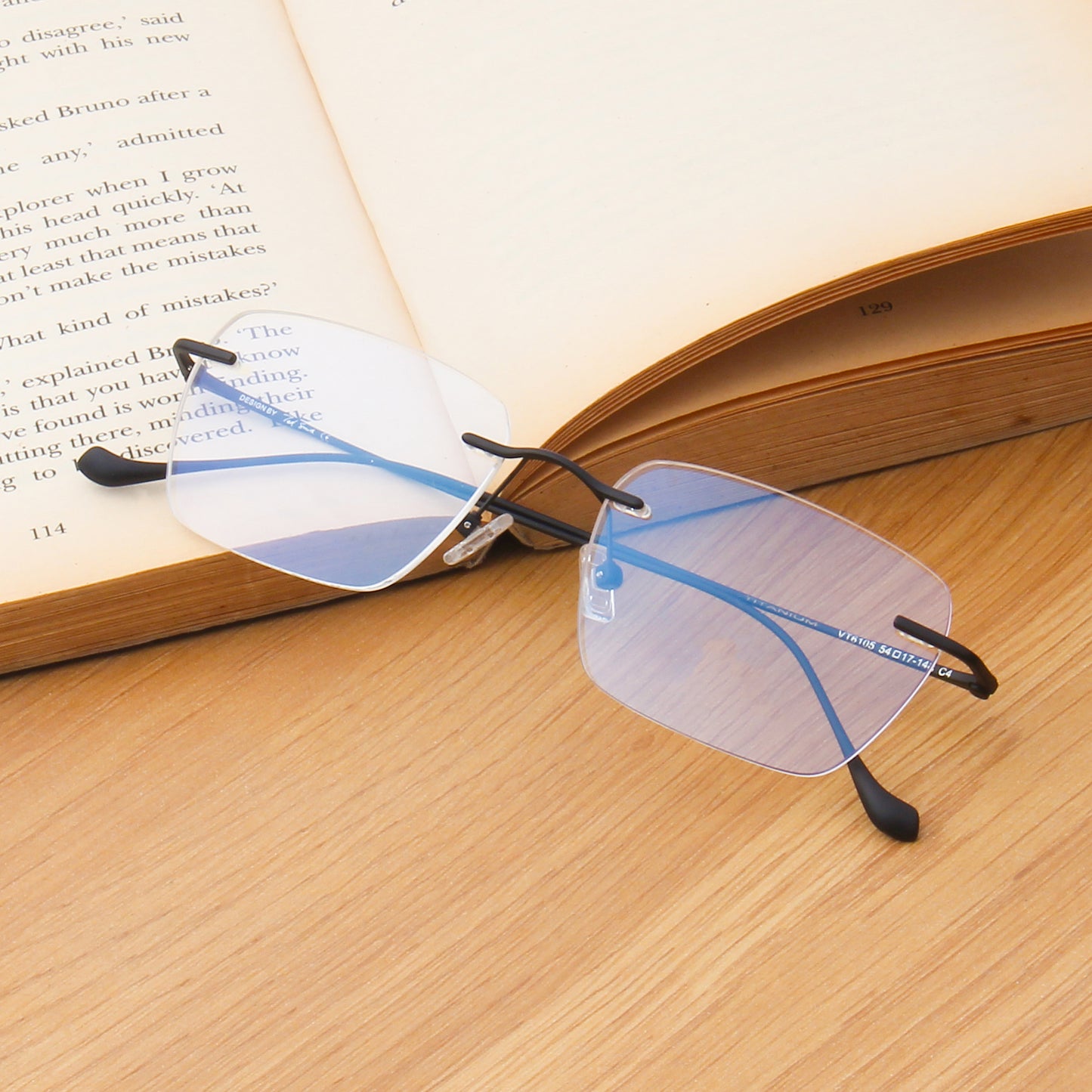 GORDON | UNISEX TITANIUM RECTANGLE FRAMES (IN 4 COLORS)