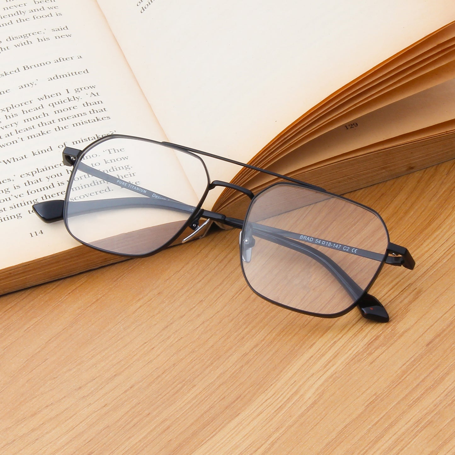 BRAD | UNISEX TITANIUM AVIATOR COMPUTER GLASSES (IN 5 COLORS)