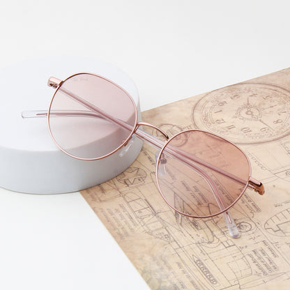 OLIVER | ROUND FULL RIM SUNGLASSES IN METAL (IN 5 COLOURS)