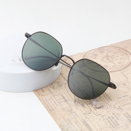 LINDON | ROUND FULL RIM SUNGLASSES IN METAL (IN 3 COLOURS)