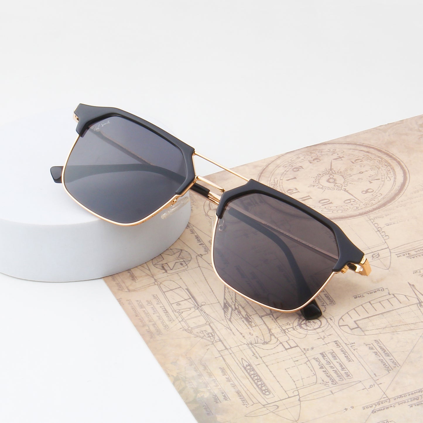 SHELBY | CLUBMASTER FULL RIM SUNGLASSES IN METAL (IN 2 COLOURS)