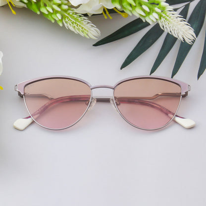 SUN-EMMA | CAT-EYE FULL RIM SUNGLASSES IN METAL (IN 3 COLOURS)