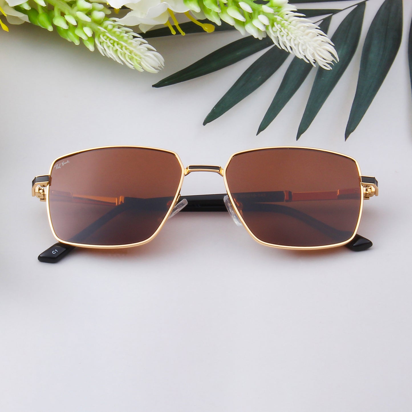 SUN-DOMINIC 2.0 | SQUARE FULL RIM SUNGLASSES IN METAL (IN 3 COLOURS)