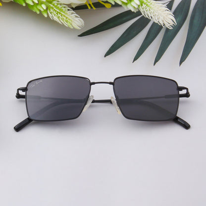 SUN-PARKER 2 | RECTANGLE FULL RIM SUNGLASSES IN METAL (IN 3 COLOURS)