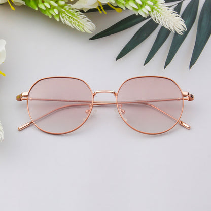 SUN-NIKO | ROUND FULL RIM SUNGLASSES IN METAL (IN 3 COLOURS)