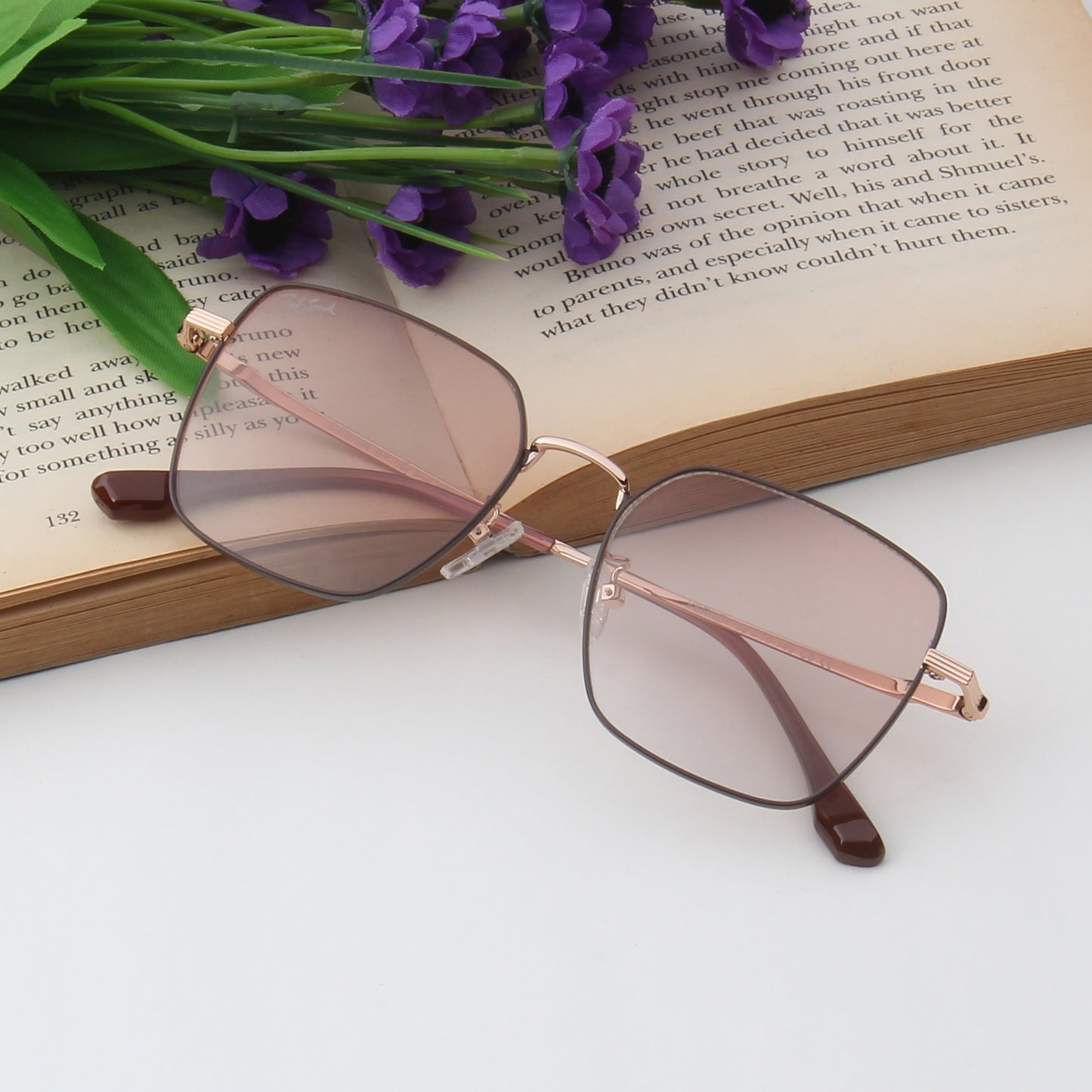 SUN-VERNEY | SQUARE FULL RIM SUNGLASSES IN METAL (IN 3 COLOURS)