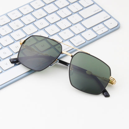 SUN-VITO | AVIATOR FULL RIM SUNGLASSES IN METAL (IN 3 COLOURS)