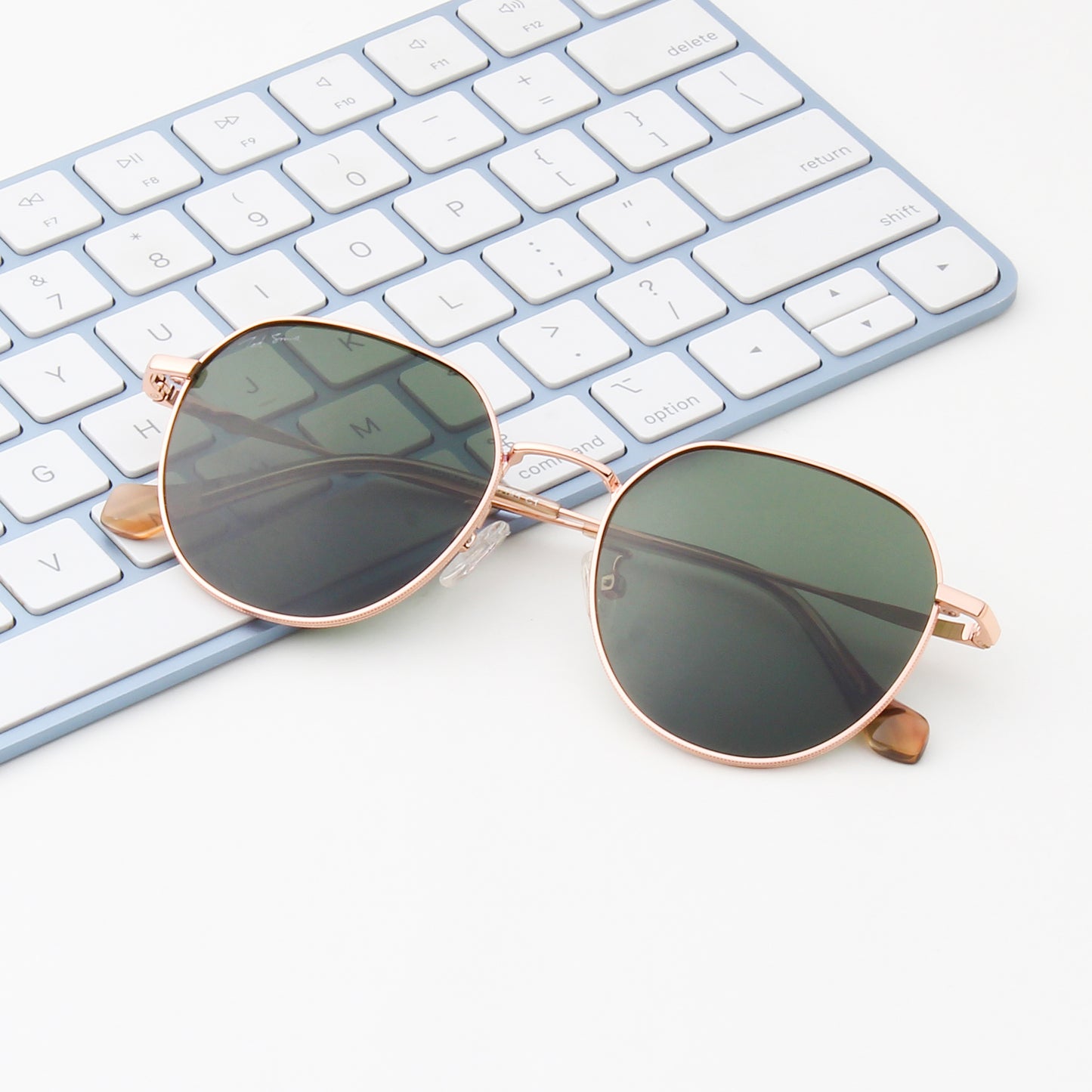 LINDON | ROUND FULL RIM SUNGLASSES IN METAL (IN 3 COLOURS)