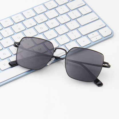 SUN-VERNEY | SQUARE FULL RIM SUNGLASSES IN METAL (IN 3 COLOURS)