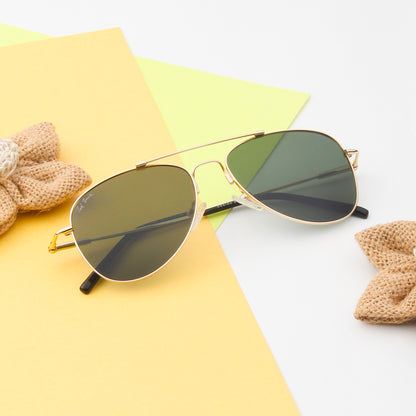 SUN-WINDSOR | AVIATOR FULL RIM SUNGLASSES IN METAL (IN 4 COLOURS)