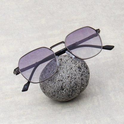 MILO | HEXAGON FULL RIM SUNGLASSES IN METAL (IN 4 COLOURS)