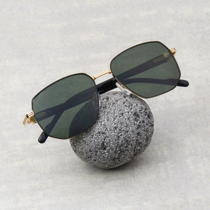 SUN-REGAL | SQUARE FULL RIM SUNGLASSES IN METAL (IN 3 COLOURS)
