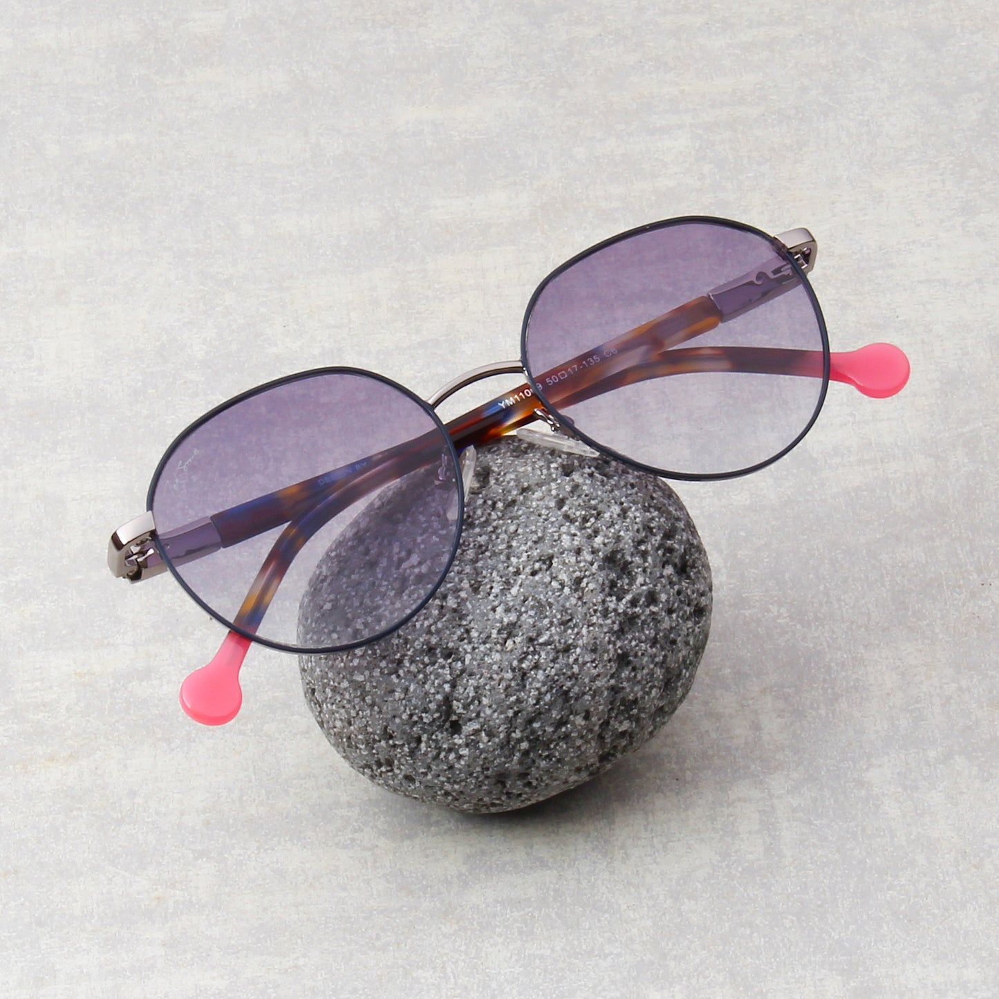 SUN-MAGMA | ROUND FULL RIM SUNGLASSES IN METAL (IN 3 COLOURS)
