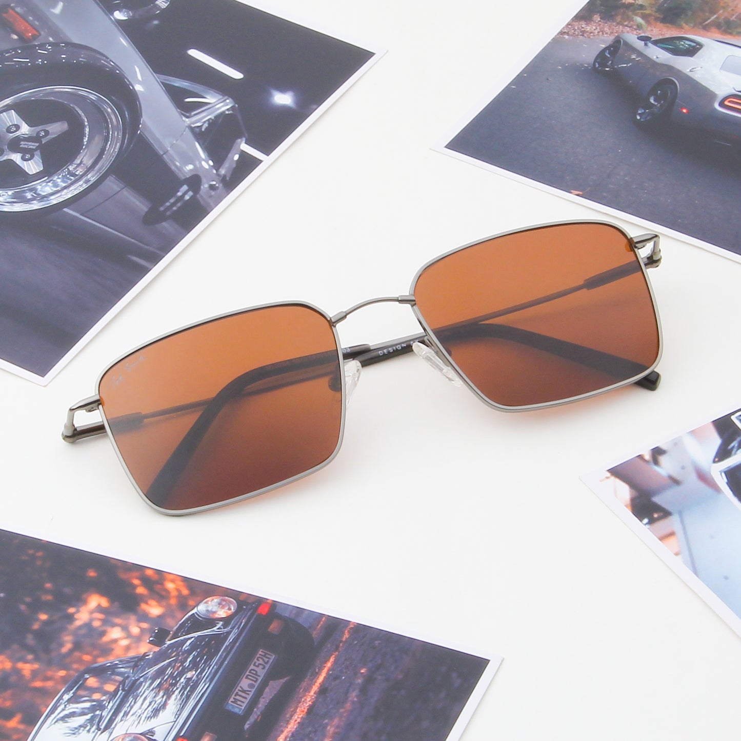 ASHFORD | RECTANGLE FULL RIM SUNGLASSES IN METAL (IN 2 COLOURS)