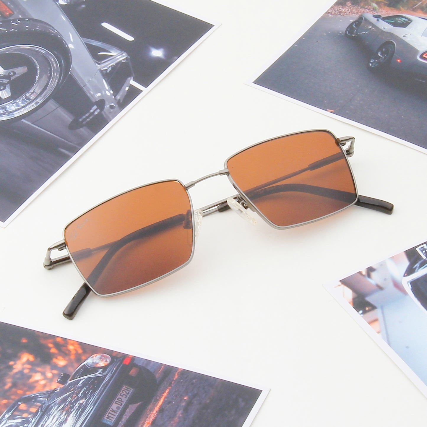 SUN-PARKER 2 | RECTANGLE FULL RIM SUNGLASSES IN METAL (IN 3 COLOURS)