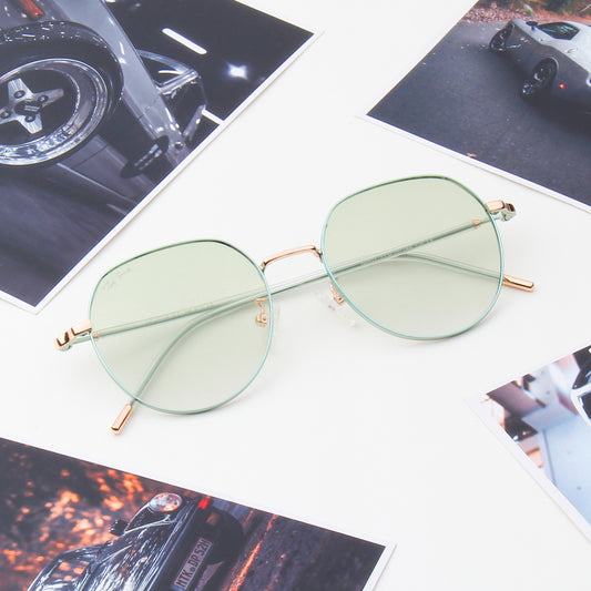 SUN-NIKO | ROUND FULL RIM SUNGLASSES IN METAL (IN 3 COLOURS)