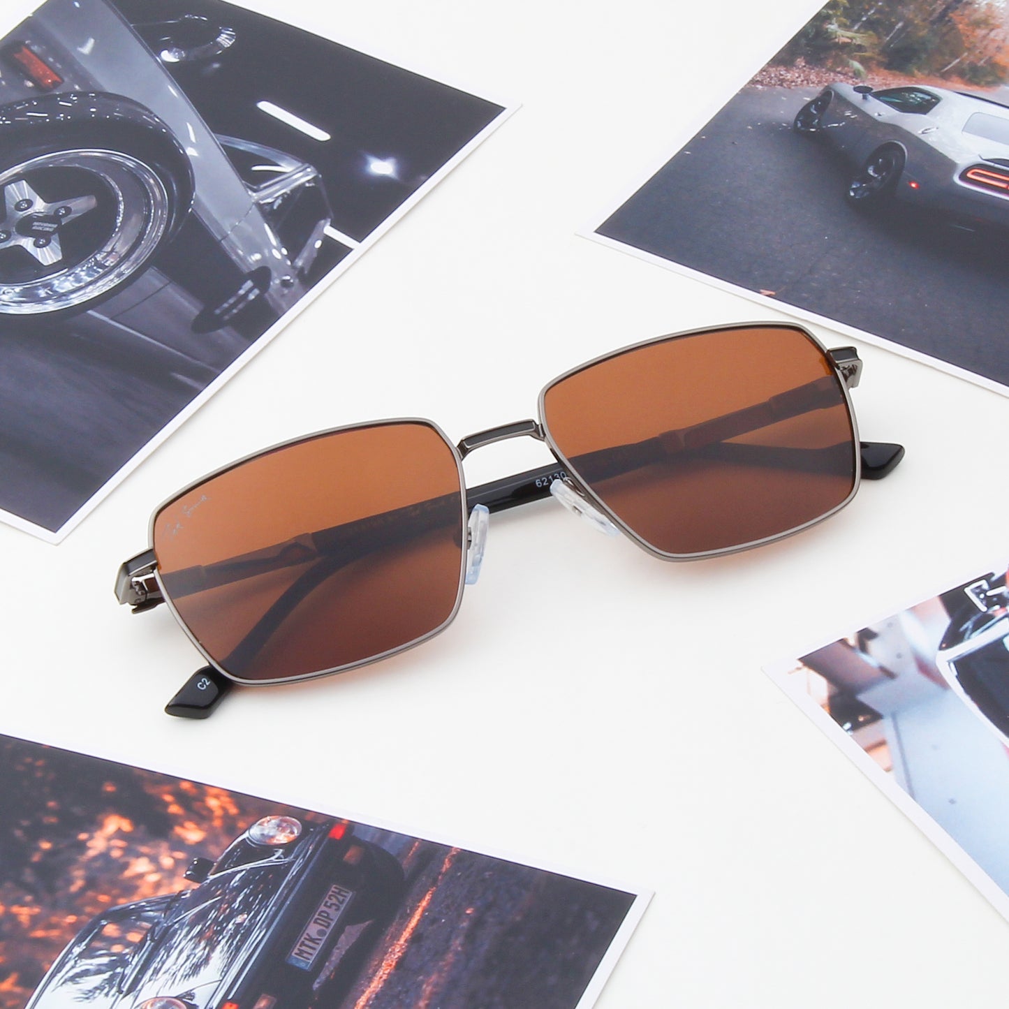 SUN-CLEO | RECTANGLE FULL RIM SUNGLASSES IN METAL (IN 2 COLOURS)