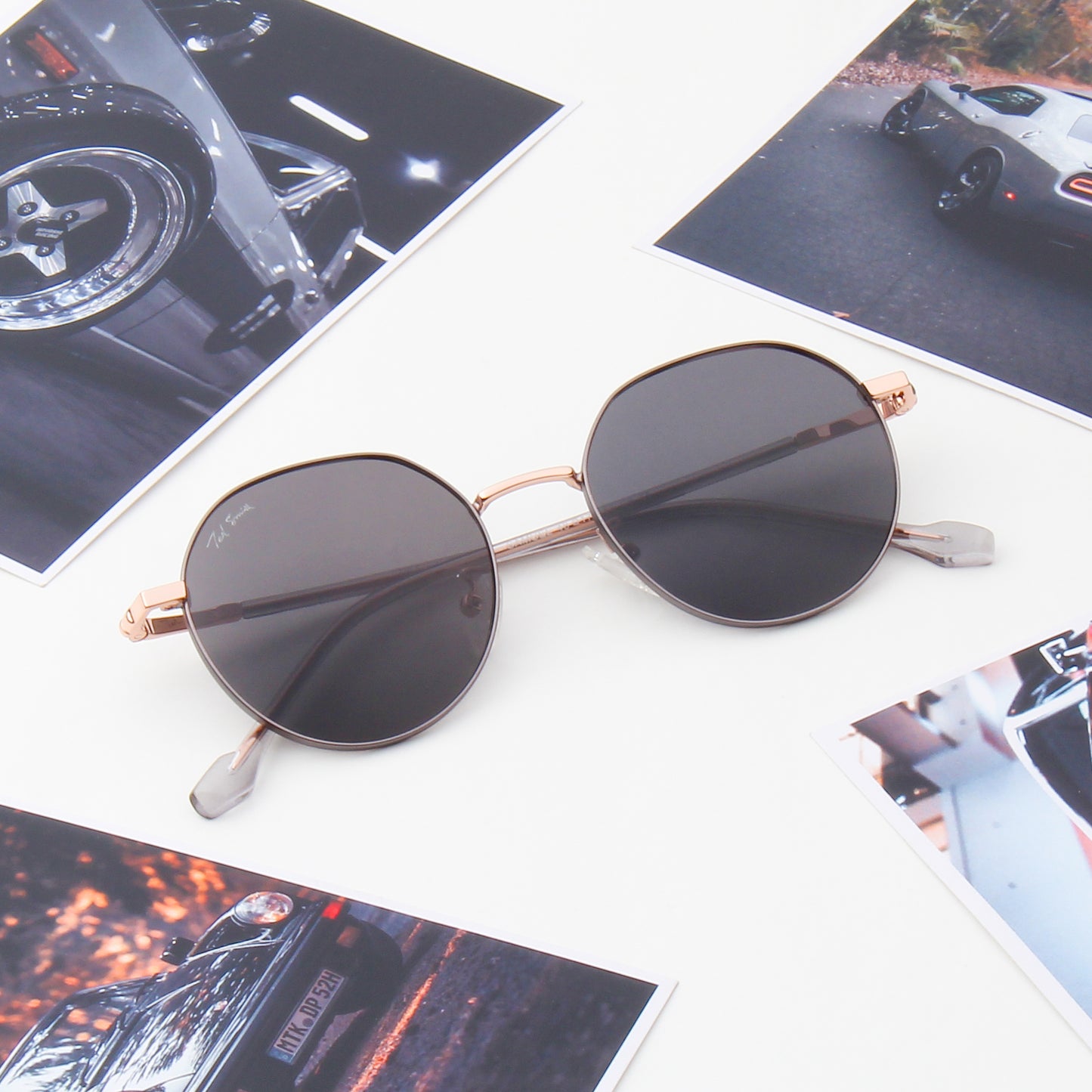 SAMUEL | ROUND FULL RIM SUNGLASSES IN METAL (IN 3 COLOURS)