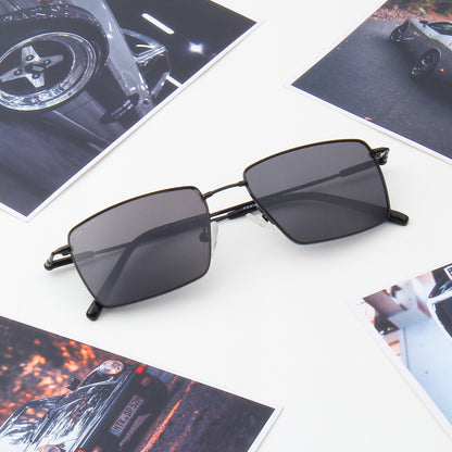 PARKER 3.0 | RECTANGLE FULL RIM SUNGLASSES IN METAL (IN 3 COLOURS)