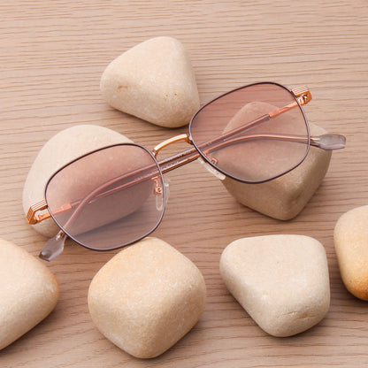 SUN-ELLA | SQUARE FULL RIM SUNGLASSES IN METAL (IN 4 COLOURS)