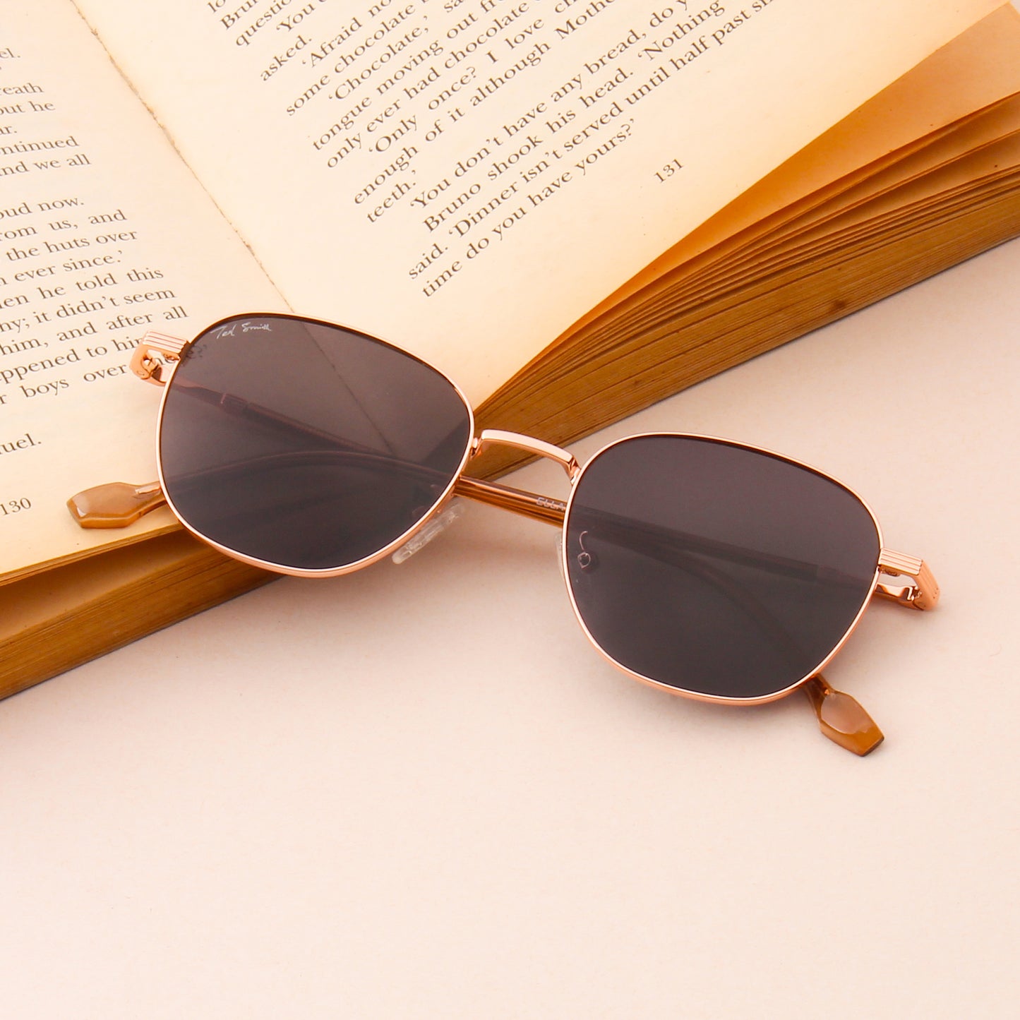 SUN-ELLA | SQUARE FULL RIM SUNGLASSES IN METAL (IN 4 COLOURS)