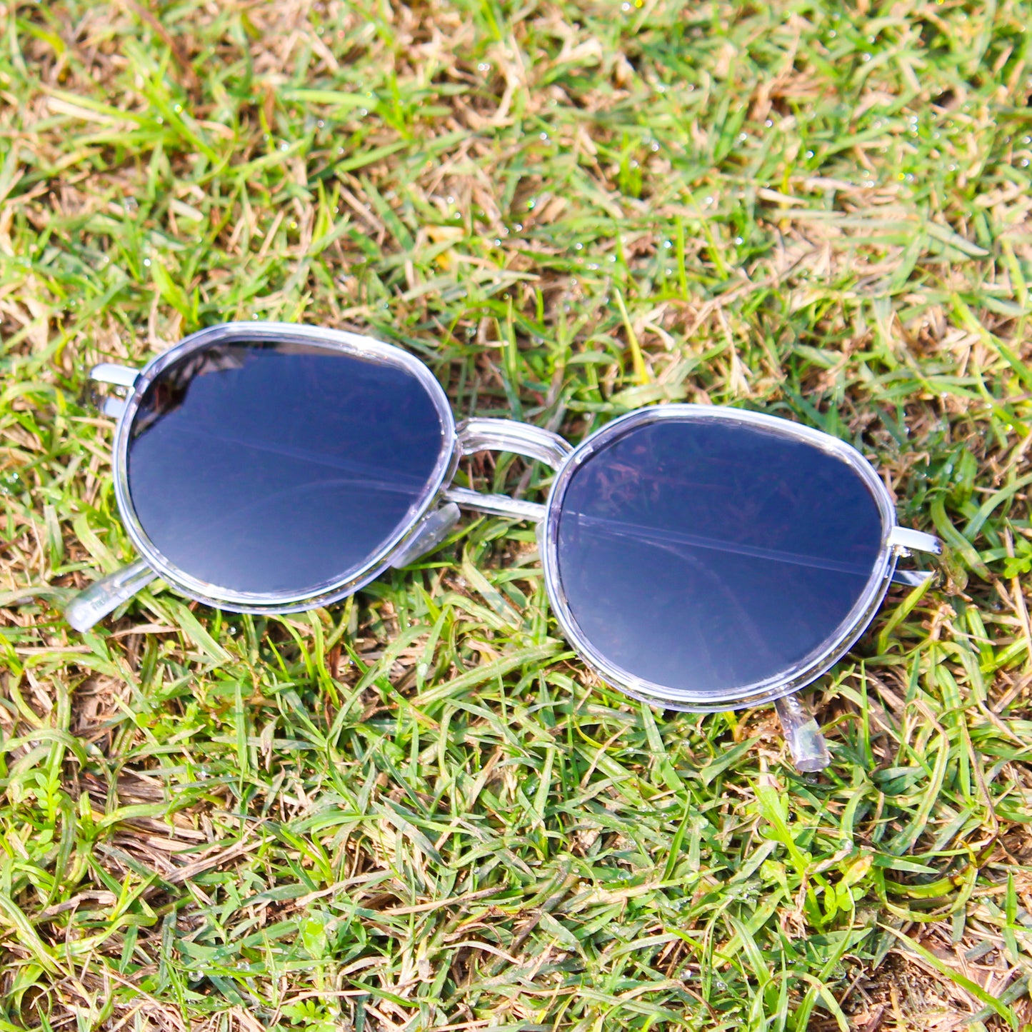 SUN-DUNE | ROUND FULL RIM SUNGLASSES IN METAL (IN 3 COLOURS)