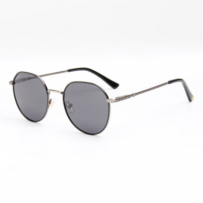 SUN-CHRISTOS | ROUND FULL RIM SUNGLASSES IN METAL (IN 4 COLOURS)