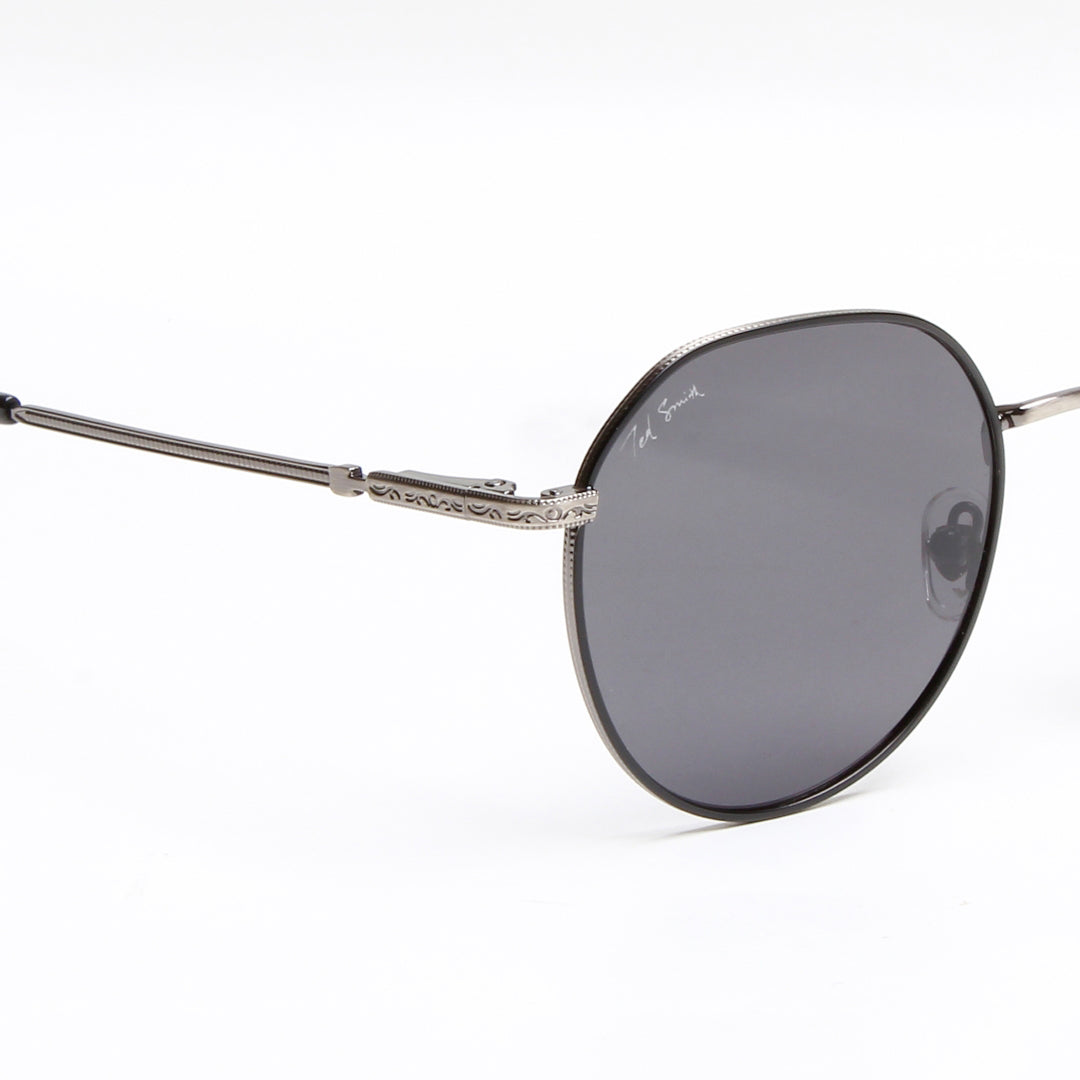 SUN-CHRISTOS | ROUND FULL RIM SUNGLASSES IN METAL (IN 4 COLOURS)