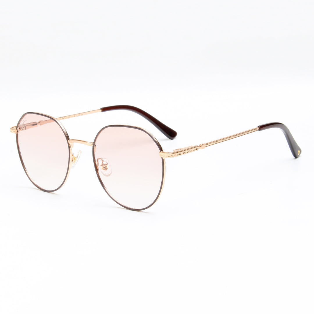 SUN-CHRISTOS | ROUND FULL RIM SUNGLASSES IN METAL (IN 4 COLOURS)