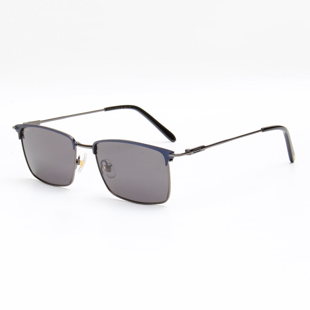 SUN-SVEN | RECTANGLE FULL RIM SUNGLASSES IN METAL (IN 4 COLOURS)