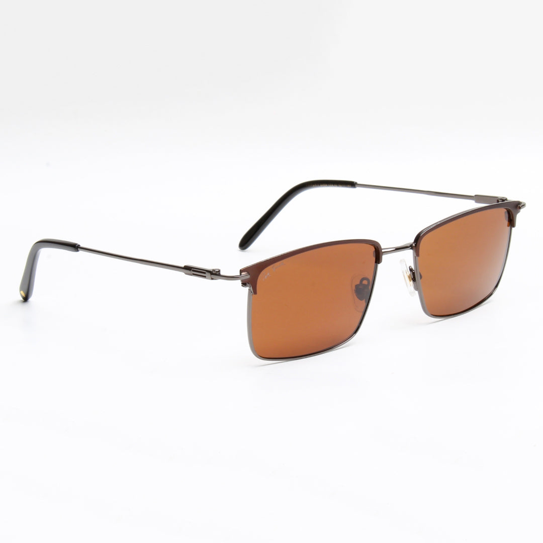 SUN-SVEN | RECTANGLE FULL RIM SUNGLASSES IN METAL (IN 4 COLOURS)