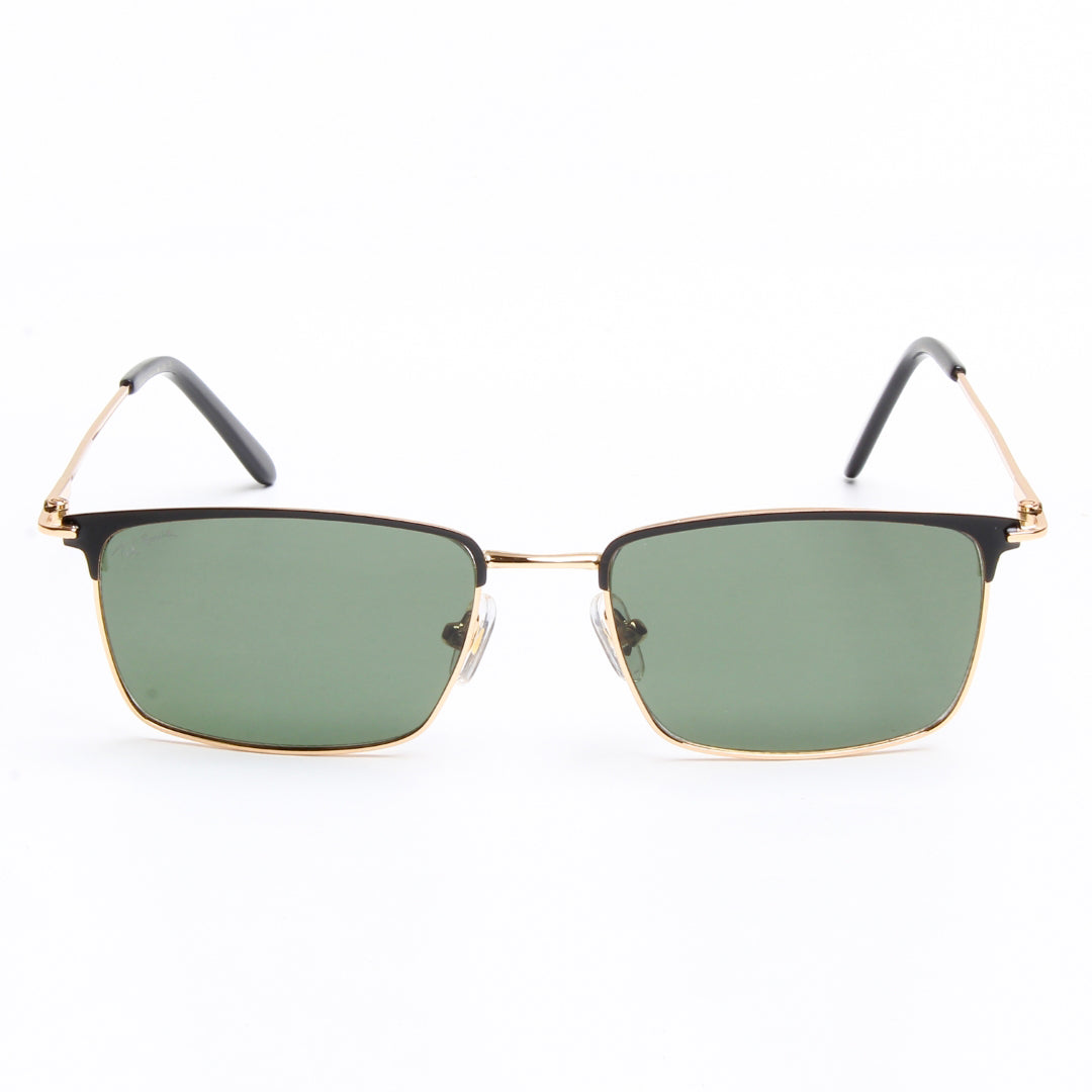 SUN-SVEN | RECTANGLE FULL RIM SUNGLASSES IN METAL (IN 4 COLOURS)