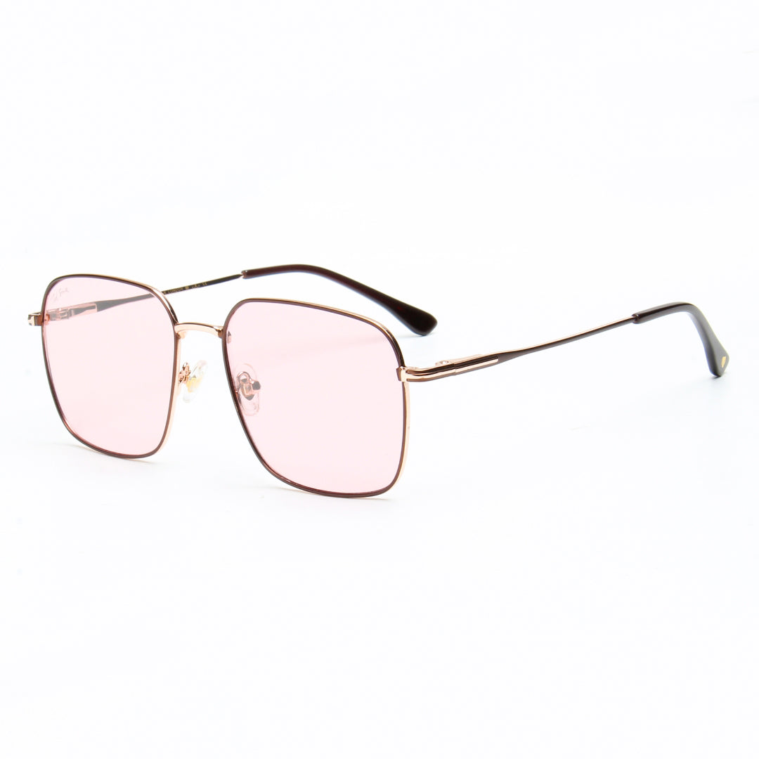 SUN-COSMO 2.0 | SQUARE FULL RIM SUNGLASSES IN METAL (IN 4 COLOURS)