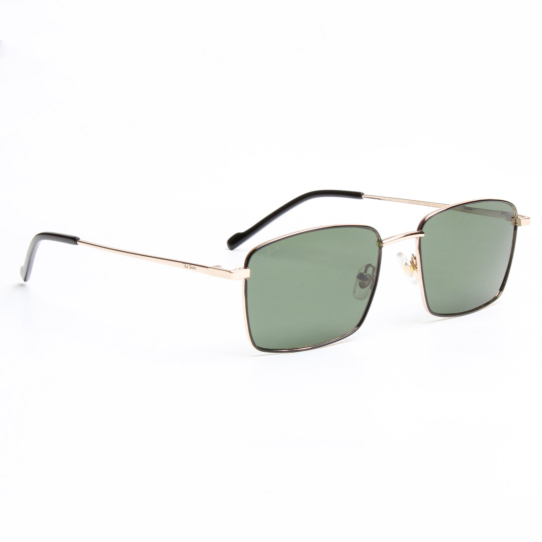 SUN-EDEN | RECTANGLE FULL RIM SUNGLASSES IN METAL (IN 4 COLOURS)