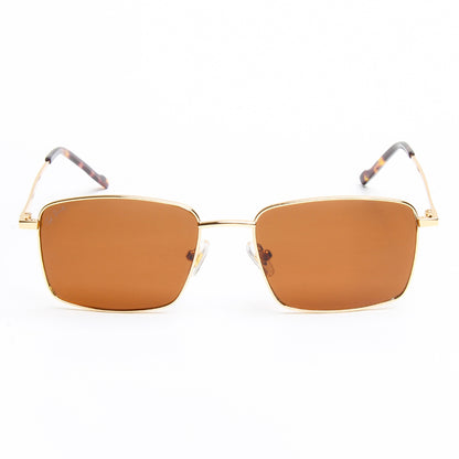 SUN-EDEN | RECTANGLE FULL RIM SUNGLASSES IN METAL (IN 4 COLOURS)