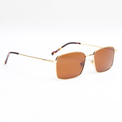 SUN-EDEN | RECTANGLE FULL RIM SUNGLASSES IN METAL (IN 4 COLOURS)