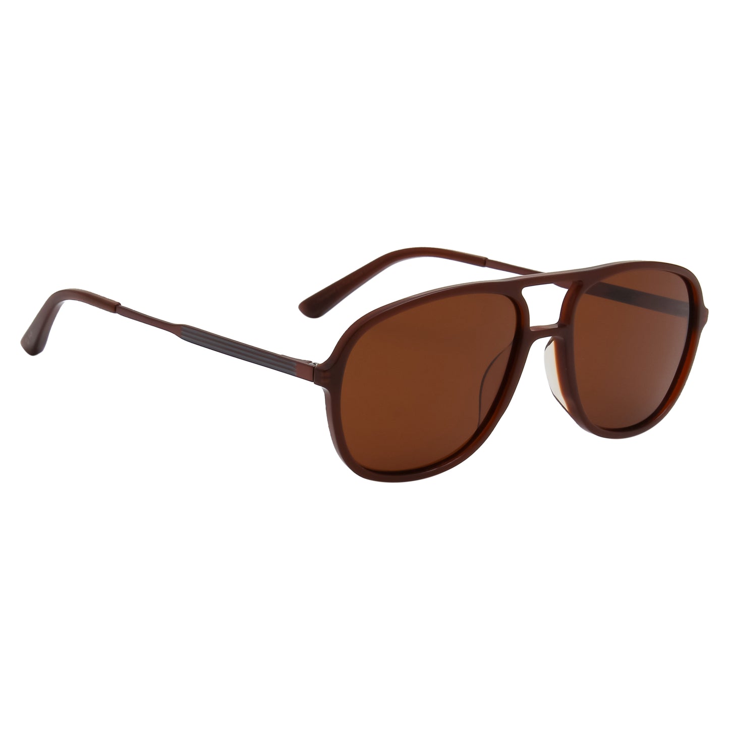 SUN-NURISTA UNISEX AVIATOR ACETATE SUNGLASSES WITH POLARIZED LENS