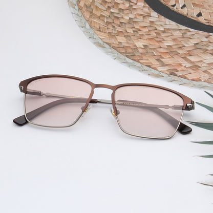 SUN-ALICE 2.0 | CLUBMASTER FULL RIM SUNGLASSES IN METAL (IN 4 COLOURS)