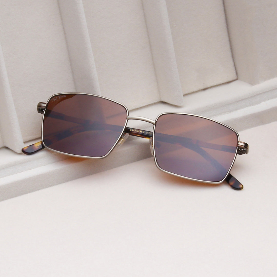 SUN-VITO 2.0 | RECTANGLE FULL RIM SUNGLASSES IN METAL (IN 4 COLOURS)