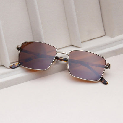 SUN-VITO 2.0 | RECTANGLE FULL RIM SUNGLASSES IN METAL (IN 4 COLOURS)