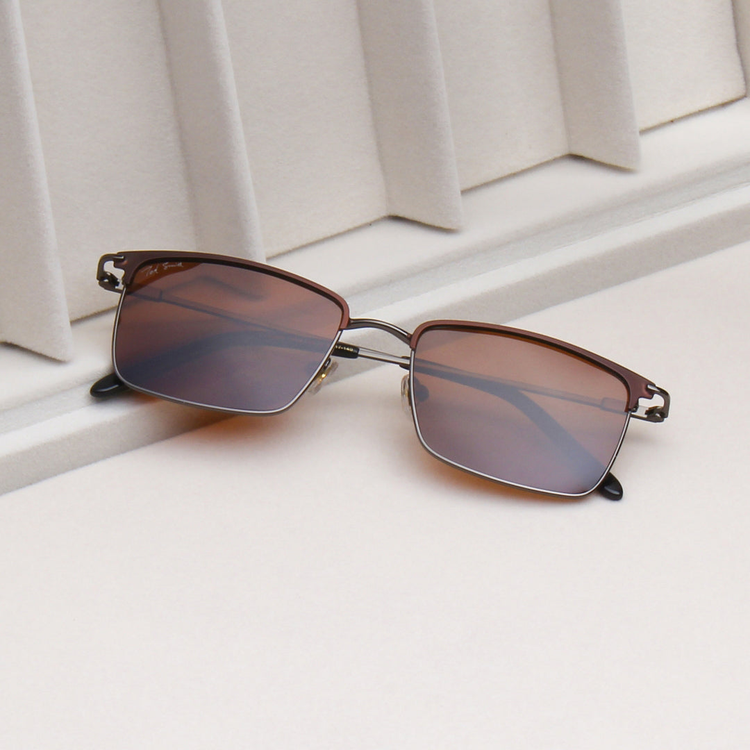 SUN-SVEN | RECTANGLE FULL RIM SUNGLASSES IN METAL (IN 4 COLOURS)