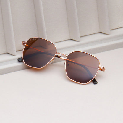 SUN-LINUS | WAYFARER FULL RIM SUNGLASSES IN METAL (IN 4 COLOURS)