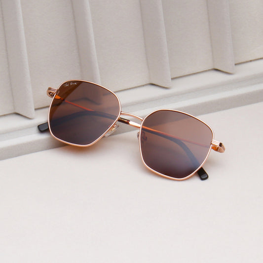SUN-LINUS | WAYFARER FULL RIM SUNGLASSES IN METAL (IN 4 COLOURS)