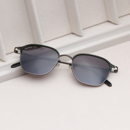 SUN-ELIA | CLUBMASTER FULL RIM SUNGLASSES IN METAL (IN 4 COLOURS)