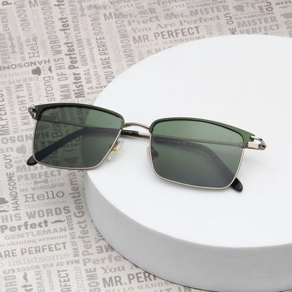 SUN-SVEN | RECTANGLE FULL RIM SUNGLASSES IN METAL (IN 4 COLOURS)
