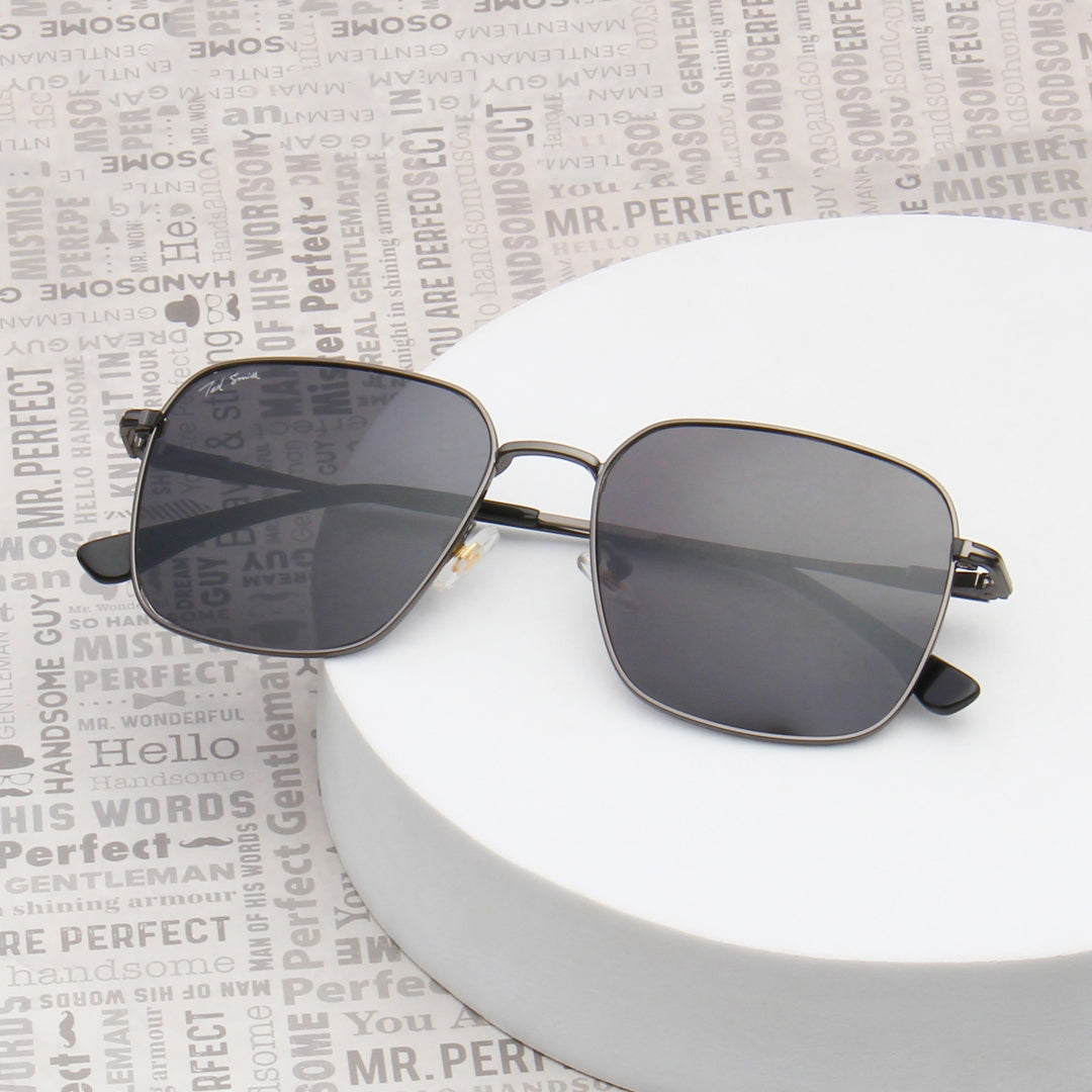 SUN-COSMO 2.0 | SQUARE FULL RIM SUNGLASSES IN METAL (IN 4 COLOURS)